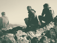 image of hikers