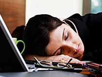 woman sleeping